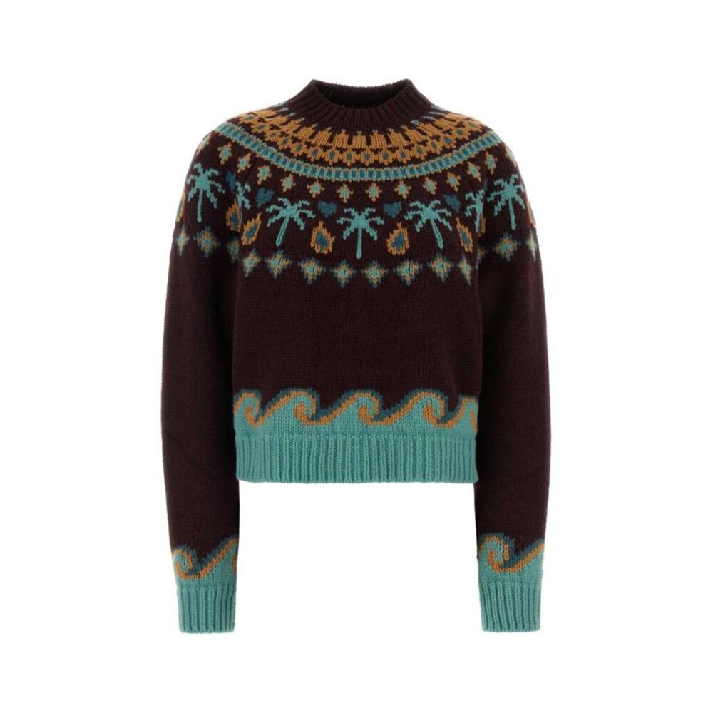 Alanui Women Embroidered Wool Sweet Winter Sweater